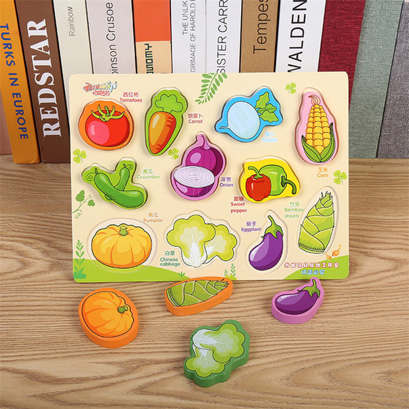 Puzzle tridimensionnel en bois, puzzle de forme 3D