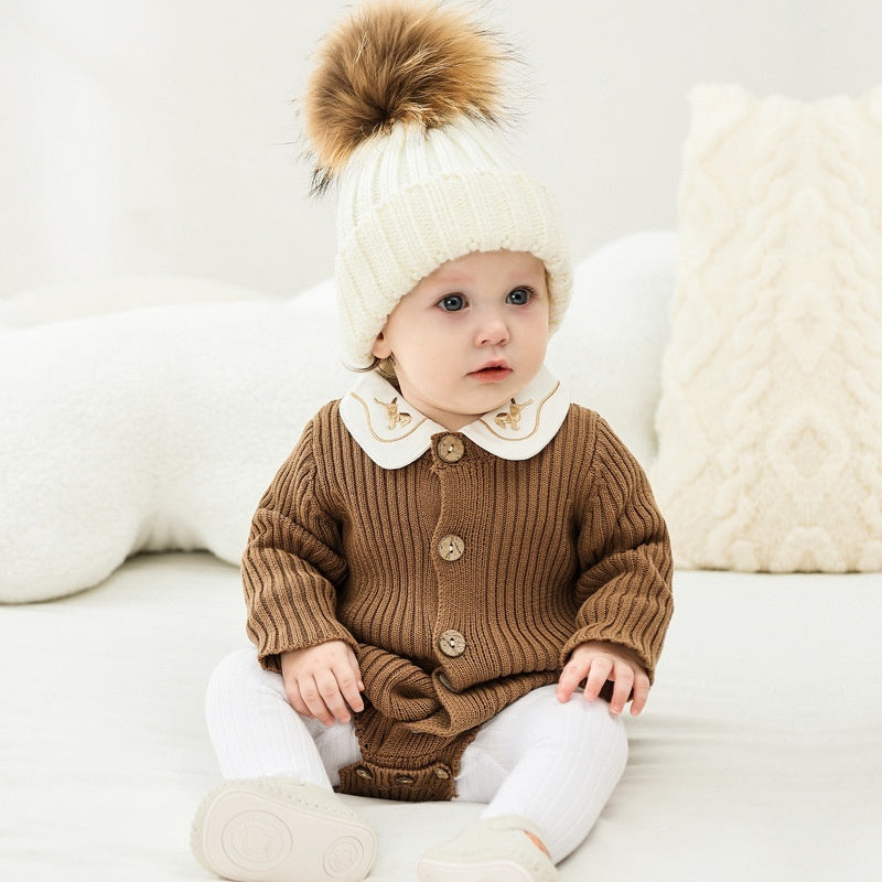 Body en tricot pour bébé, combinaison une pièce
