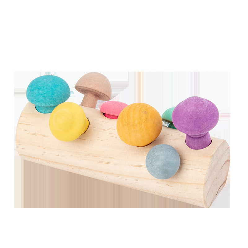 Jeu de simulation de cueillette de champignons en bois