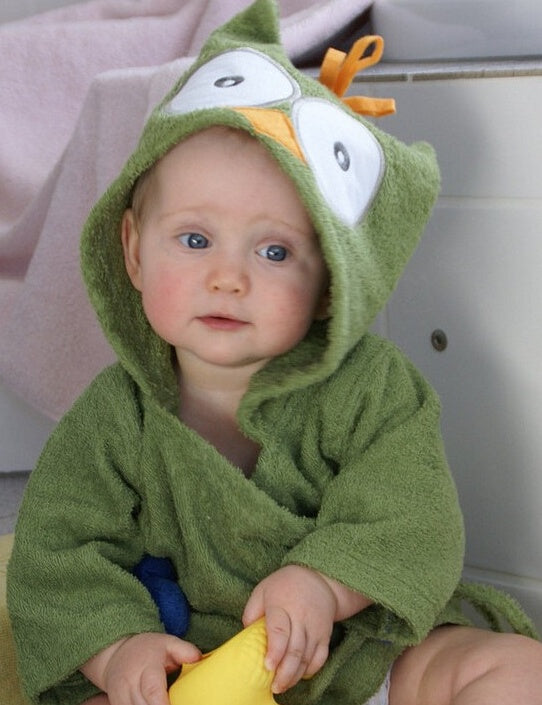 Serviettes de bain pour bébé en coton avec des dessinateurs d'animaux mignons, peignoirs de bain pour enfants, peignoirs à capuche pour bébé.
