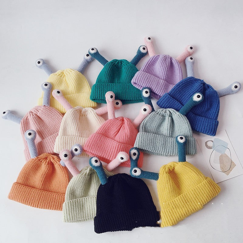 Bonnet en tricot pour enfants, Grenouille