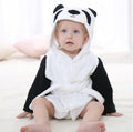 Serviettes de bain pour bébé en coton avec des dessinateurs d'animaux mignons, peignoirs de bain pour enfants, peignoirs à capuche pour bébé.