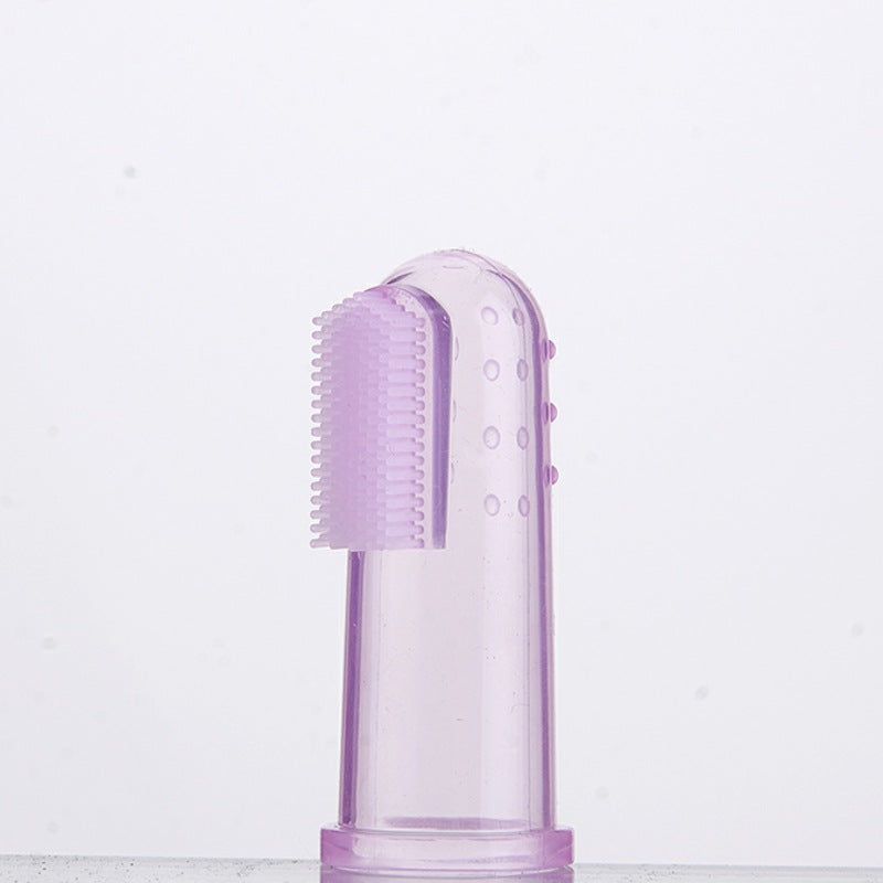 Brosse à dents pour bébé en forme de doigt, brosse de nettoyage buccal
