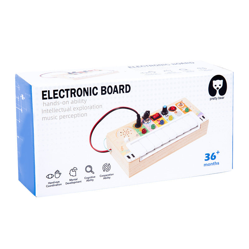Piano électronique en bois