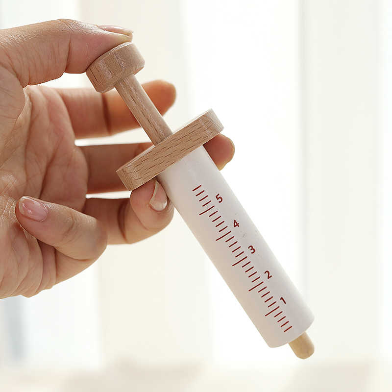 Jeu en bois massif pour enfants, simulation docteur/infirmière avec stéthoscope