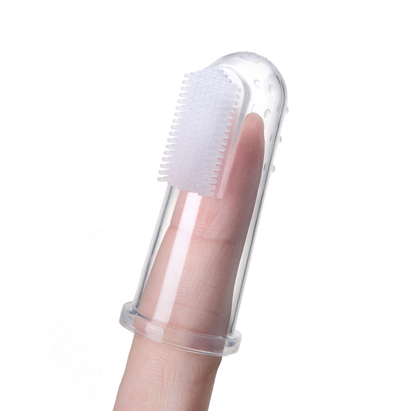 Brosse à dents pour bébé en forme de doigt, brosse de nettoyage buccal
