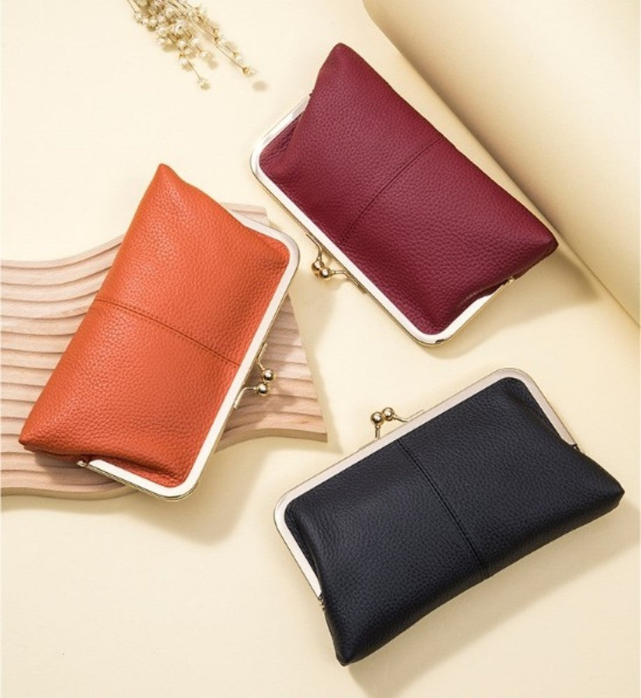 Portefeuille femme en cuir