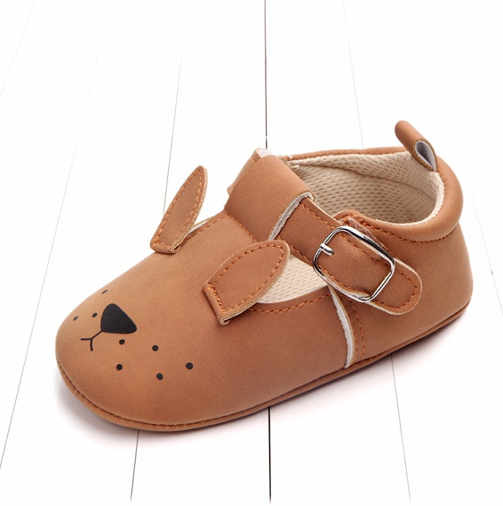 Chaussures printemps et automne en cuir mat antidérapant, semelle douce