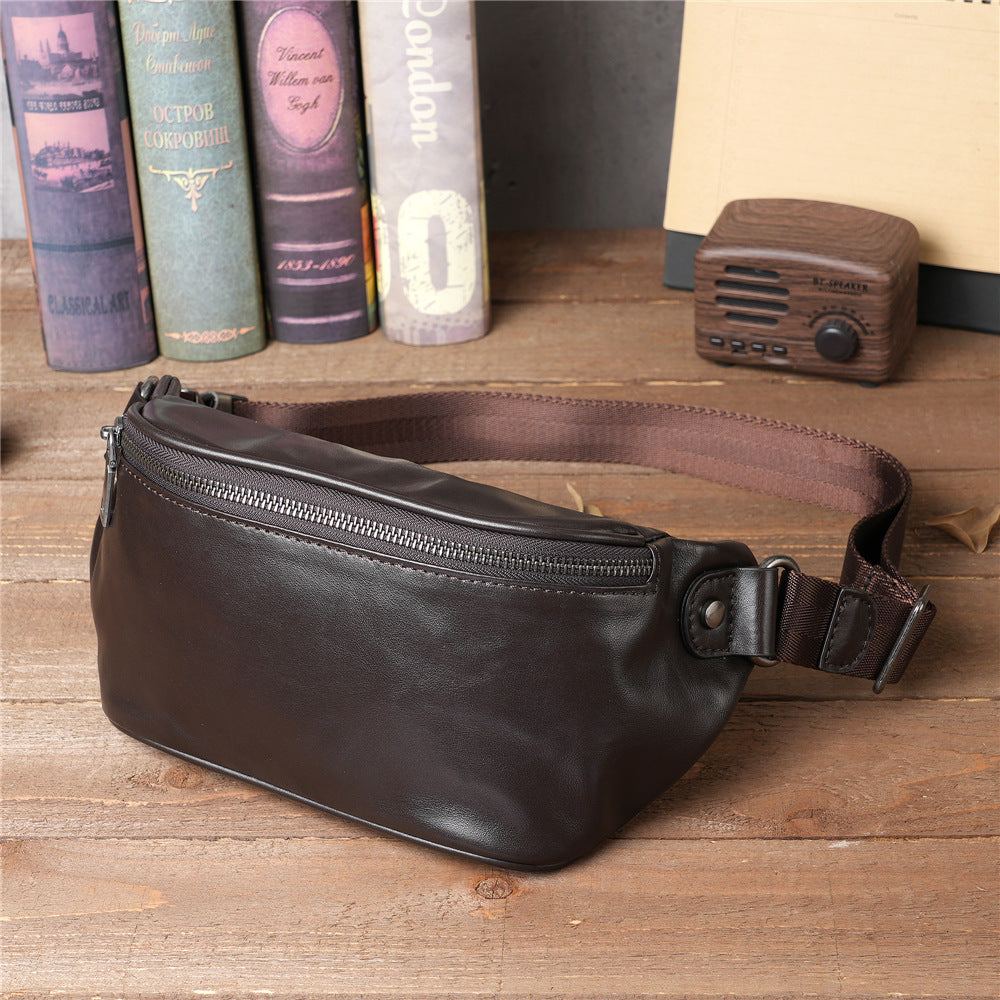 Sac banane en cuir