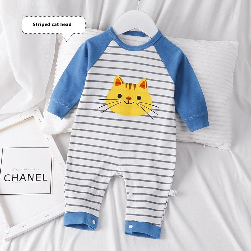Pyjamas pour bébés en pur coton, vêtements d'automne