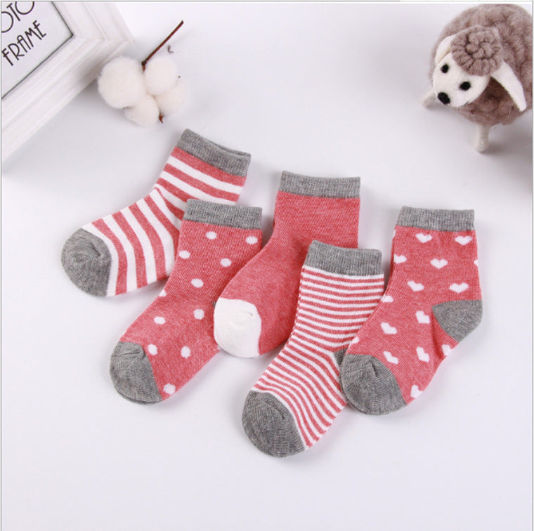Chaussettes pour enfants adorables, nouvelle édition automne - hiver, en coton