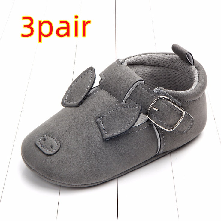Chaussures printemps et automne en cuir mat antidérapant, semelle douce