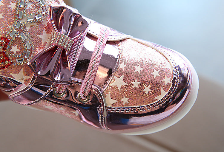 Chaussures lumineuses clignotantes à scratch