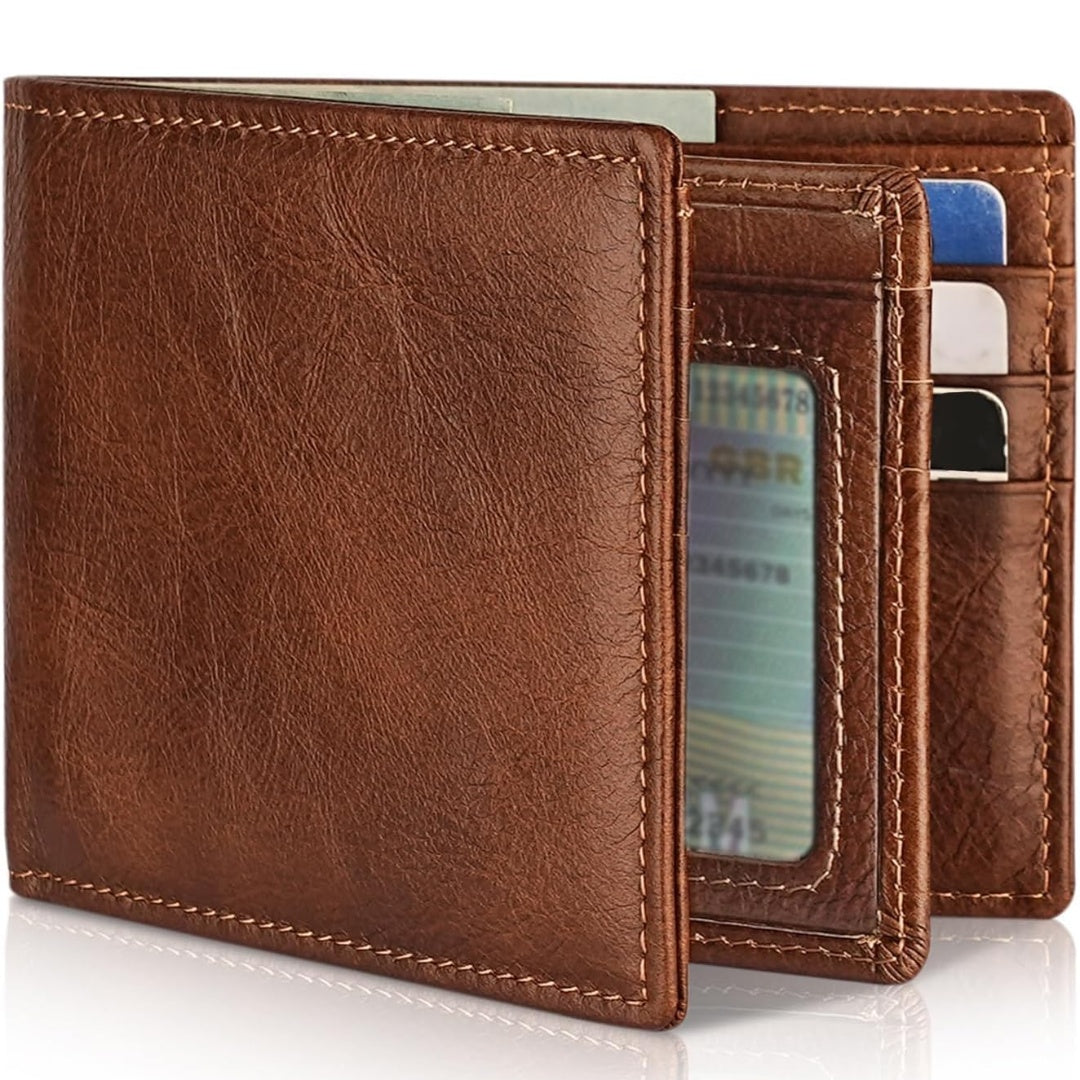 Portefeuille court en cuir pratique et fonctionnel pour homme