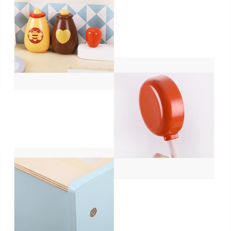 Mini-cuisine en bois (jouets en bois)