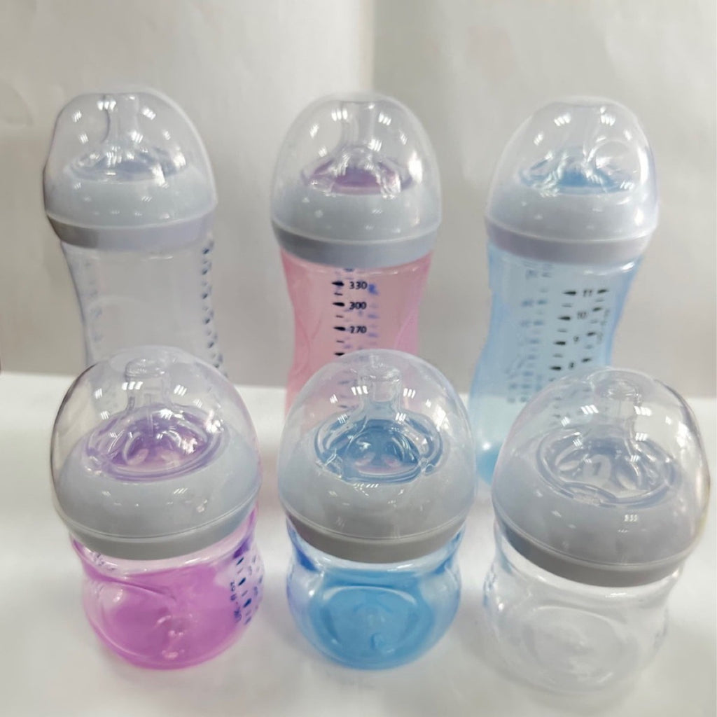 Biberon avec tétine en forme de pétale pour bébés et nourrissons