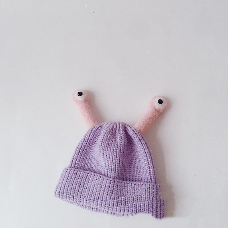 Bonnet en tricot pour enfants, Grenouille