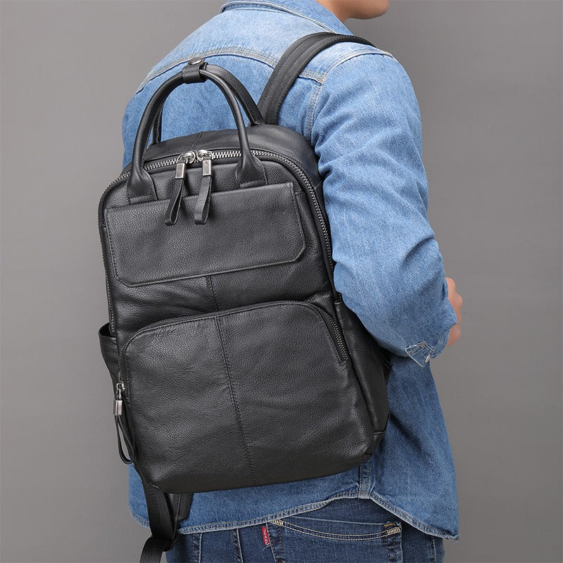 Sac à dos en cuir pour homme