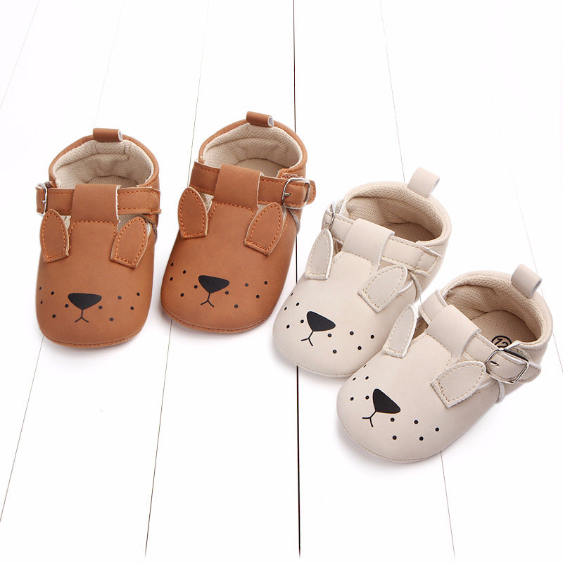 Chaussures printemps et automne en cuir mat antidérapant, semelle douce