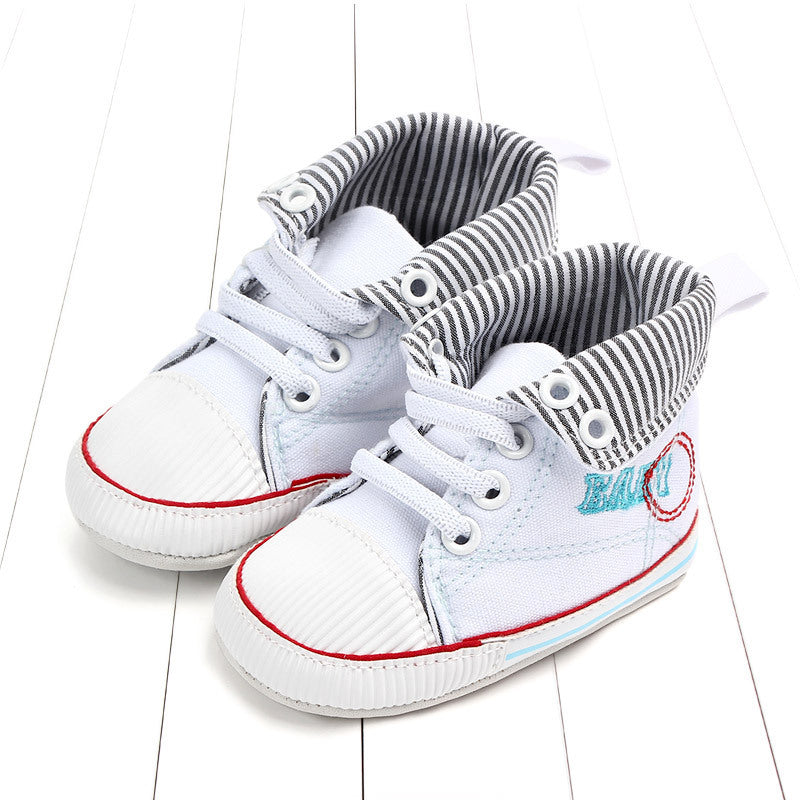 Chaussures à revers rayées