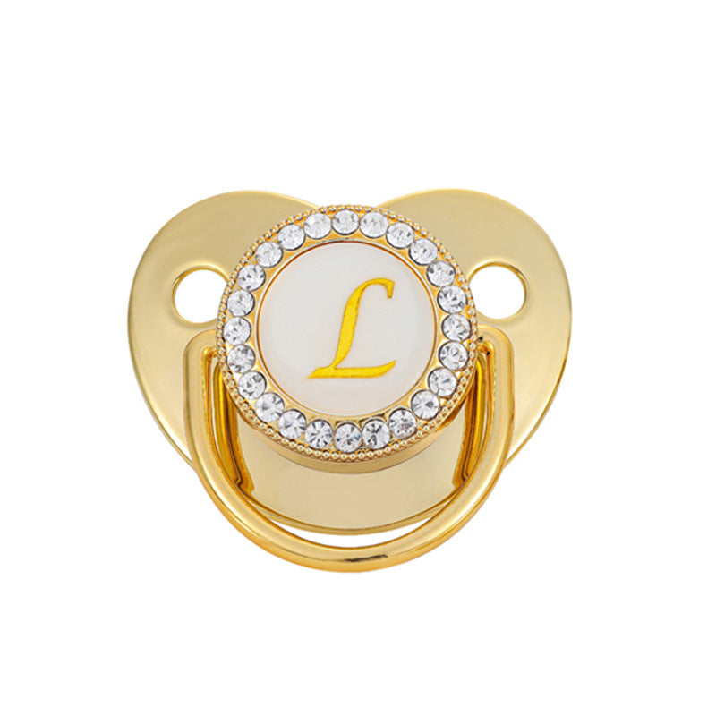 Tétine Gold 26 lettres