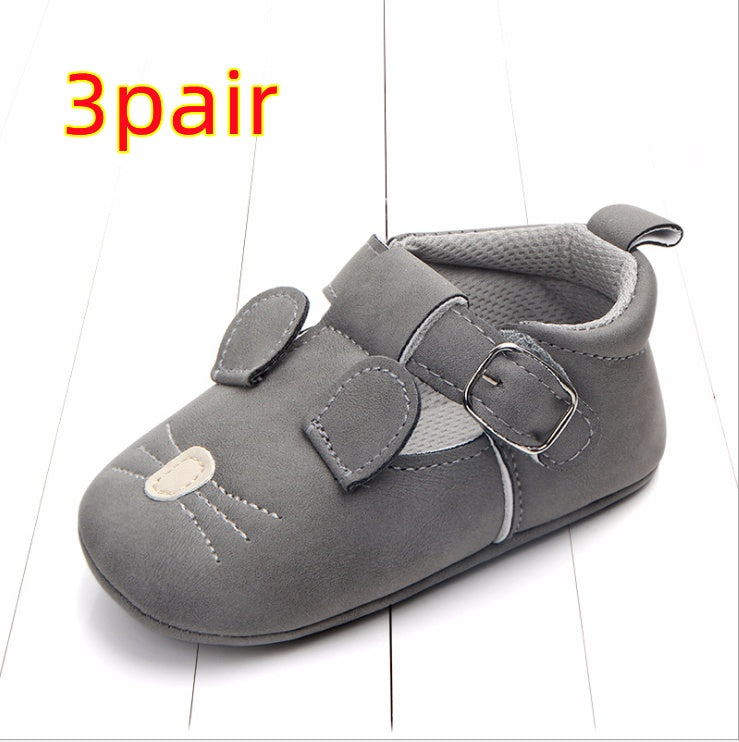 Chaussures printemps et automne en cuir mat antidérapant, semelle douce