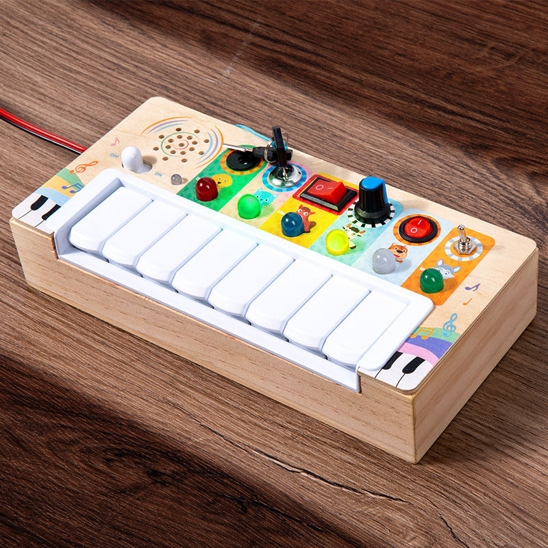 Piano électronique en bois