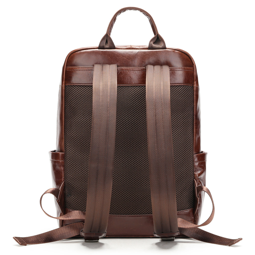 Sac à dos d'affaires en cuir pour homme