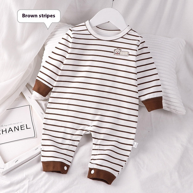Pyjamas pour bébés en pur coton, vêtements d'automne
