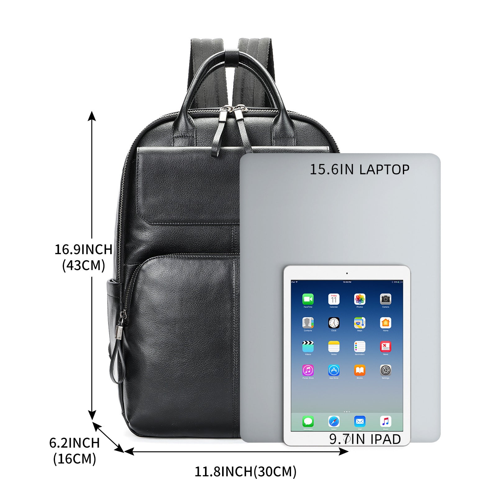 Sac à dos en cuir pour homme