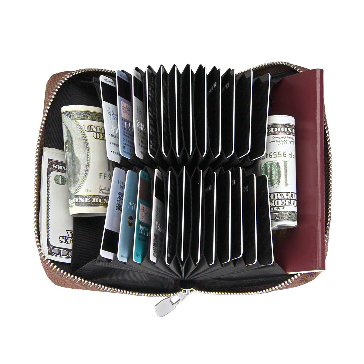 Portefeuille pour femme en cuir