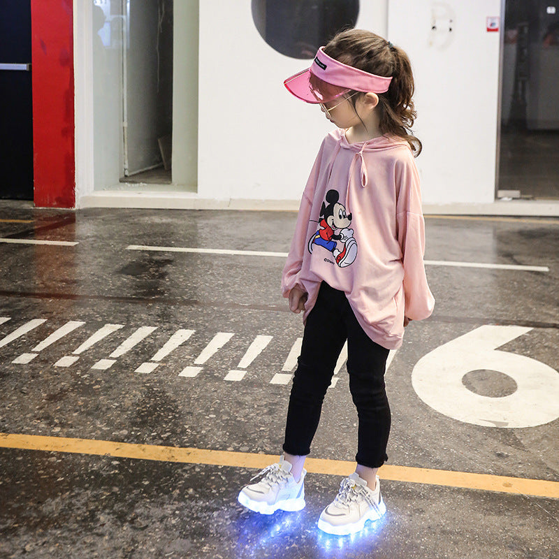 Chaussures lumineuses colorées