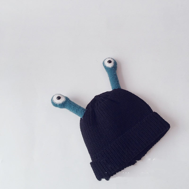 Bonnet en tricot pour enfants, Grenouille