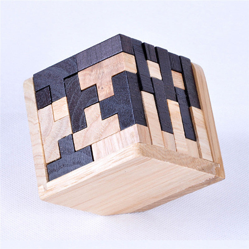 Puzzle 3D créatif en bois
