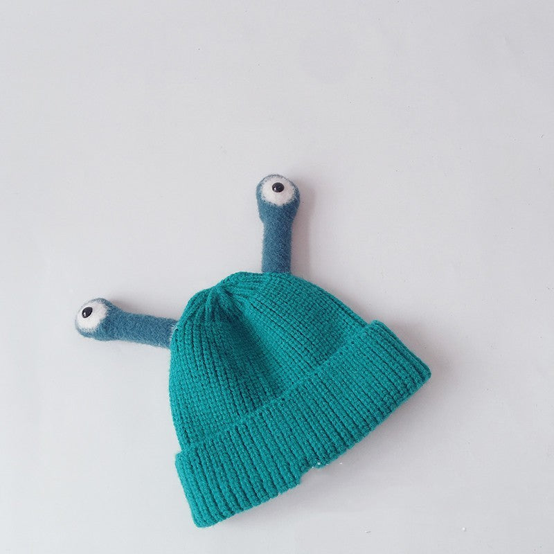 Bonnet en tricot pour enfants, Grenouille