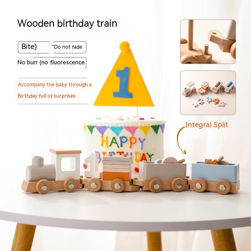 Train en bois
