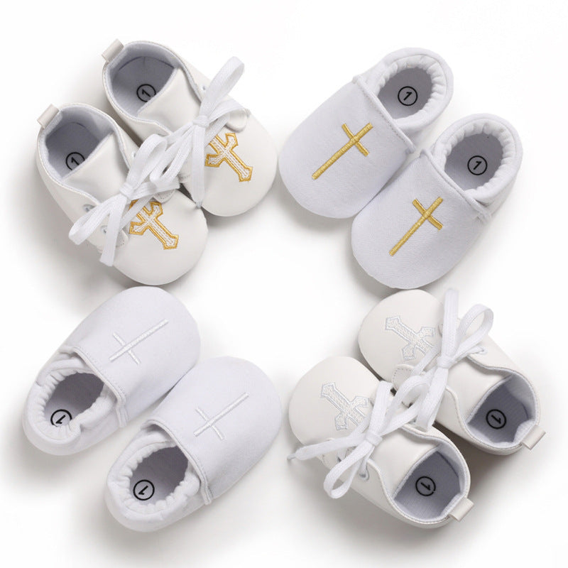 Chaussures baptême pur coton