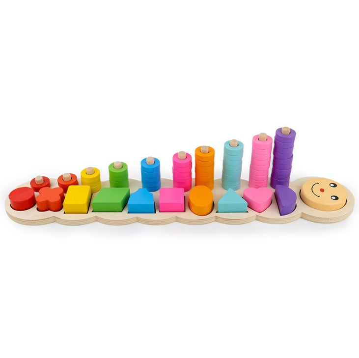 Tableau logarithmique en bois pour l'éducation préscolaire