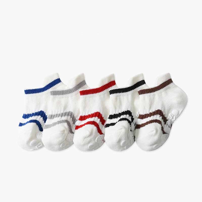 Chaussettes bateau à gros talons tridimensionnelles
