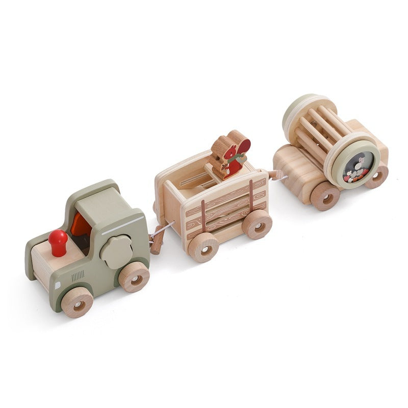 Train en bois