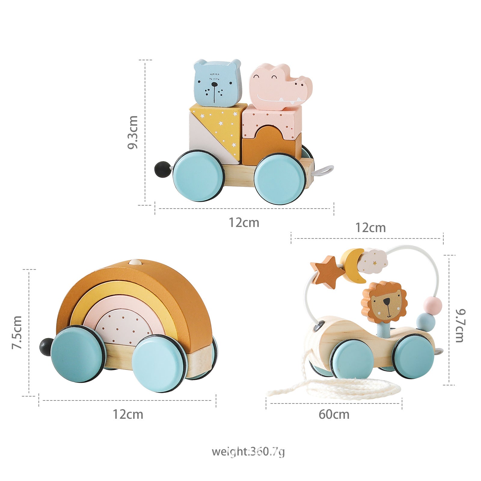 Train en bois Jouets Montessori