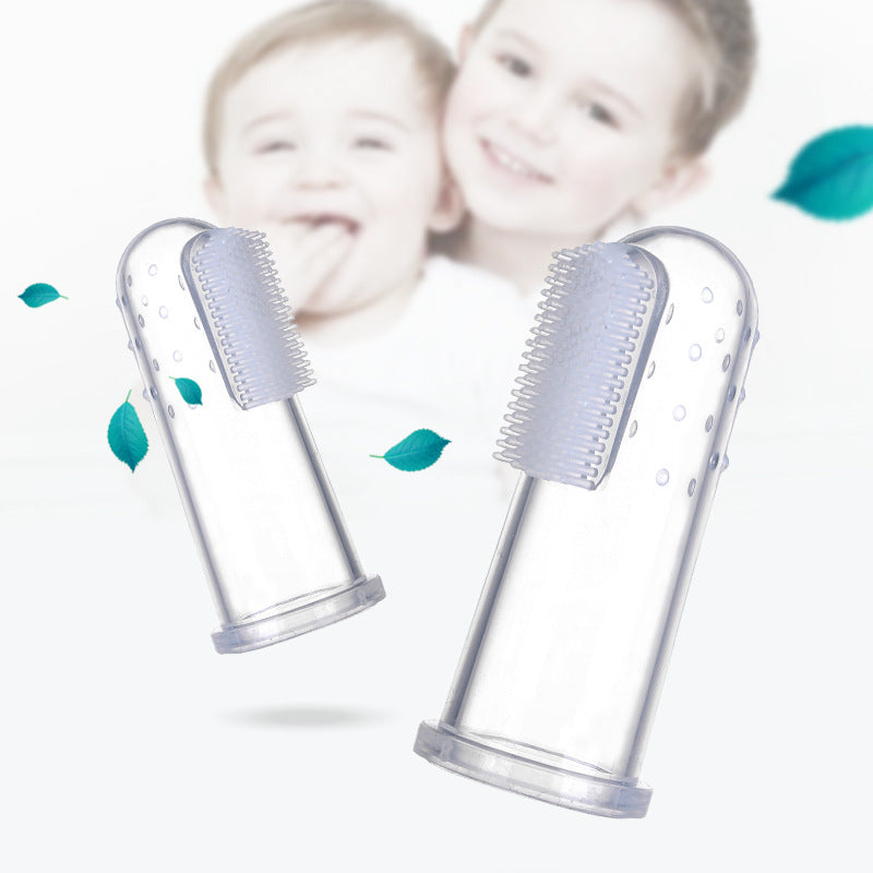 Brosse à dents pour bébé en forme de doigt, brosse de nettoyage buccal