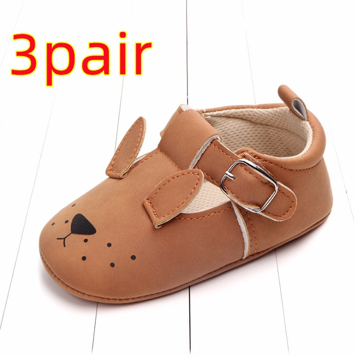 Chaussures printemps et automne en cuir mat antidérapant, semelle douce