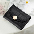 Petit portefeuille compact en cuir