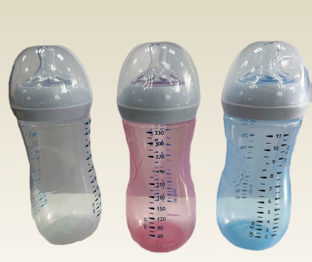 Biberon avec tétine en forme de pétale pour bébés et nourrissons