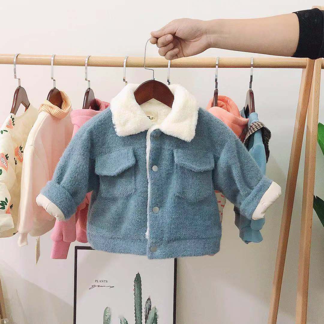 Veste matelassée en coton pour garder bébé au chaud, manteau épais pour enfants