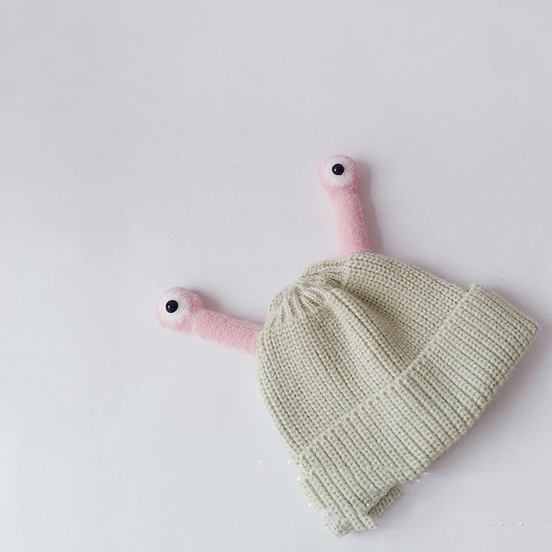 Bonnet en tricot pour enfants, Grenouille