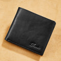 Nouveau portefeuille homme en cuir pleine fleur