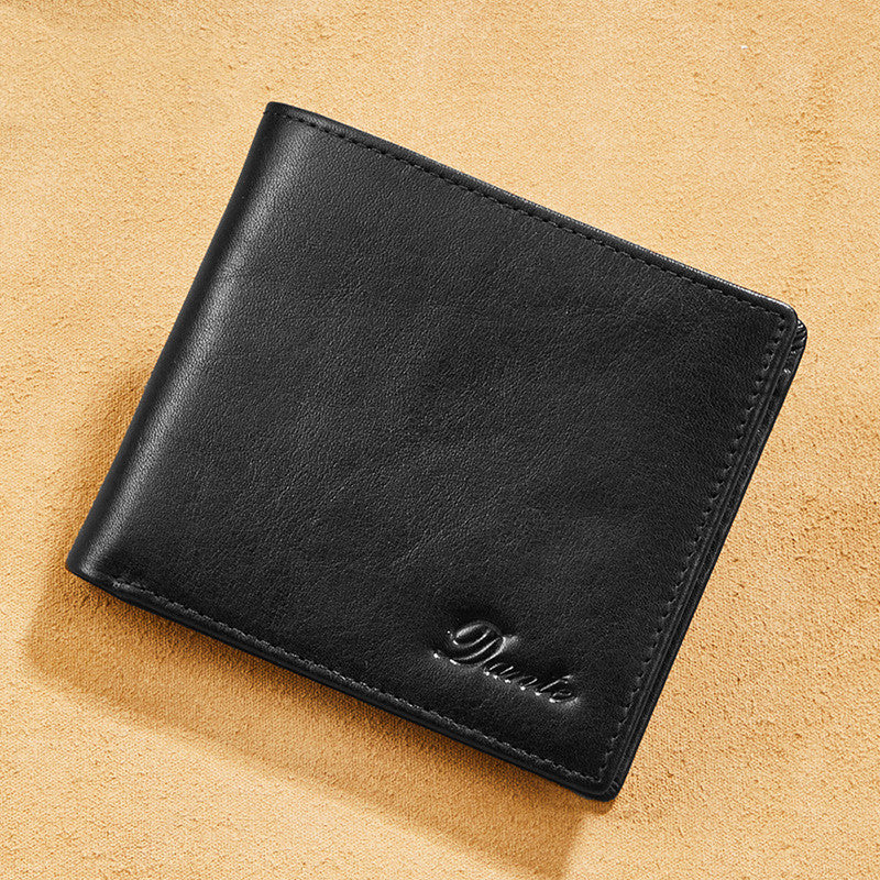 Nouveau portefeuille homme en cuir pleine fleur