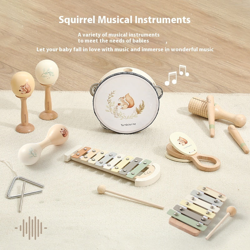 Tambour, Castagnettes, Cloche, Xylophone